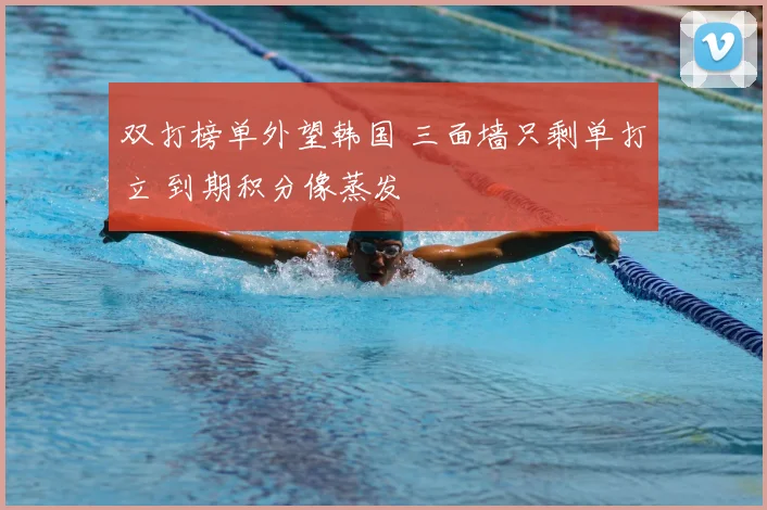 双打榜单外望韩国 三面墙只剩单打立 到期积分像蒸发